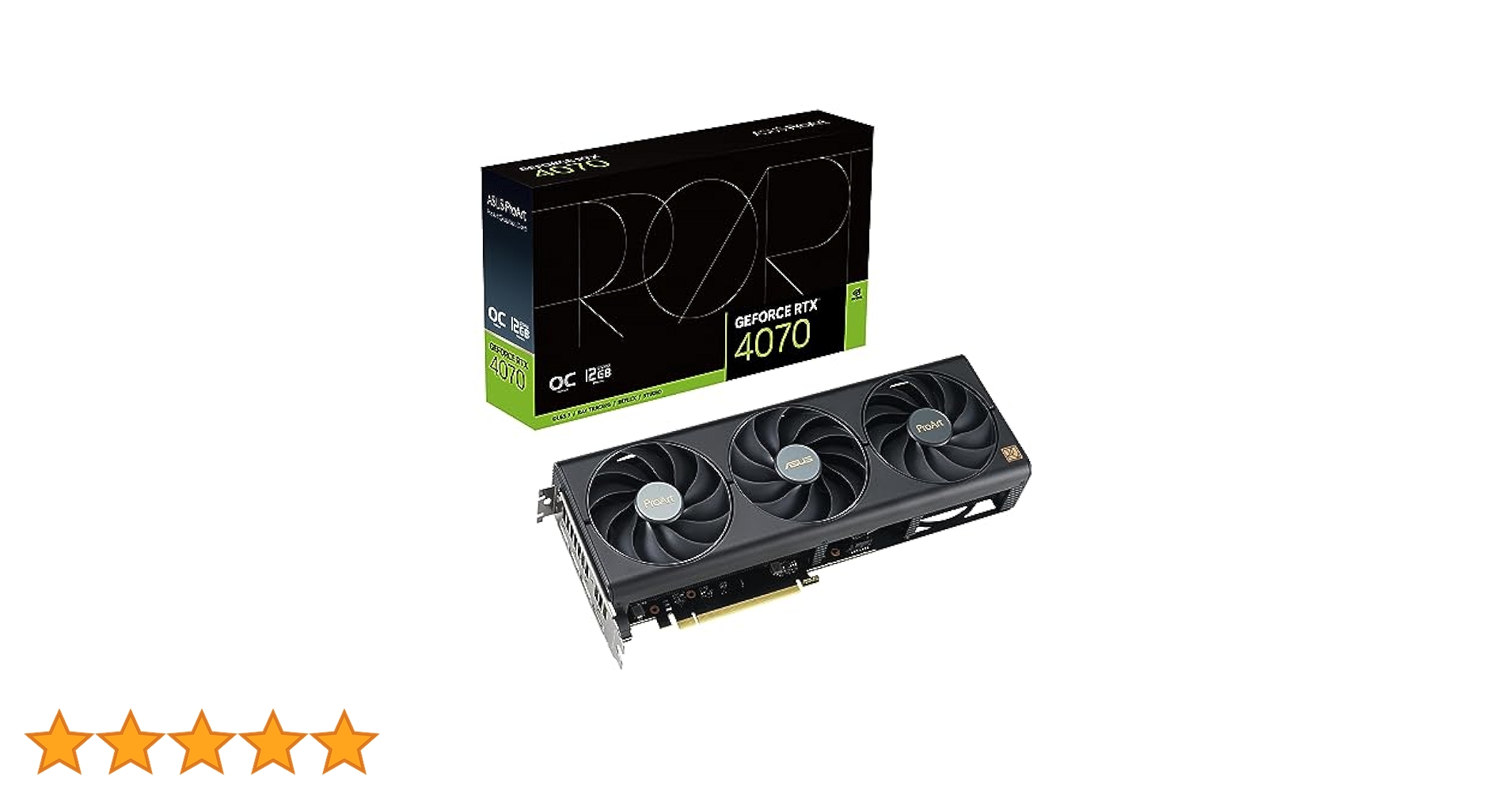 Amazon | ASUS ProArt GeForce RTX™ 4070 OC Edition 12GB